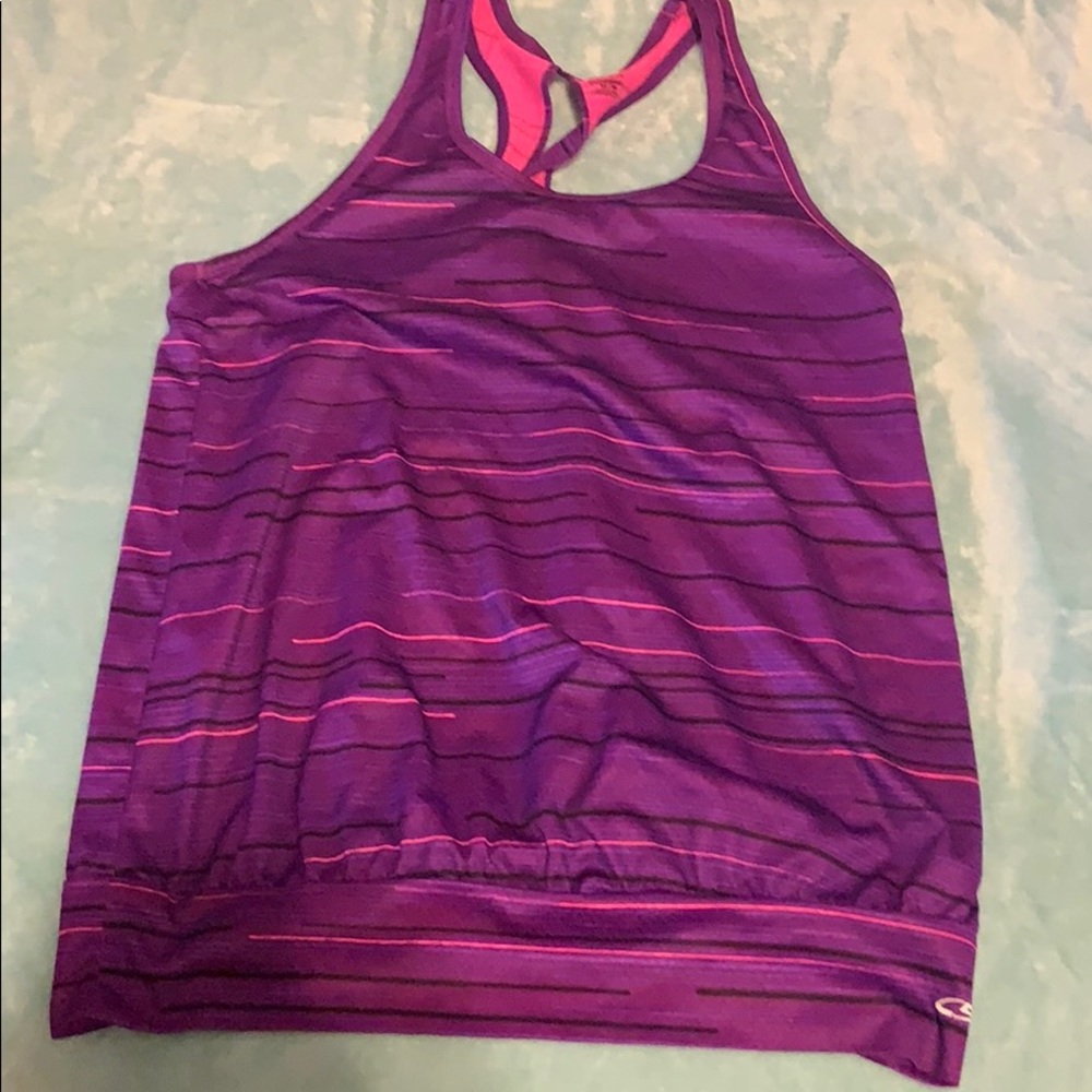 Exercise tank top